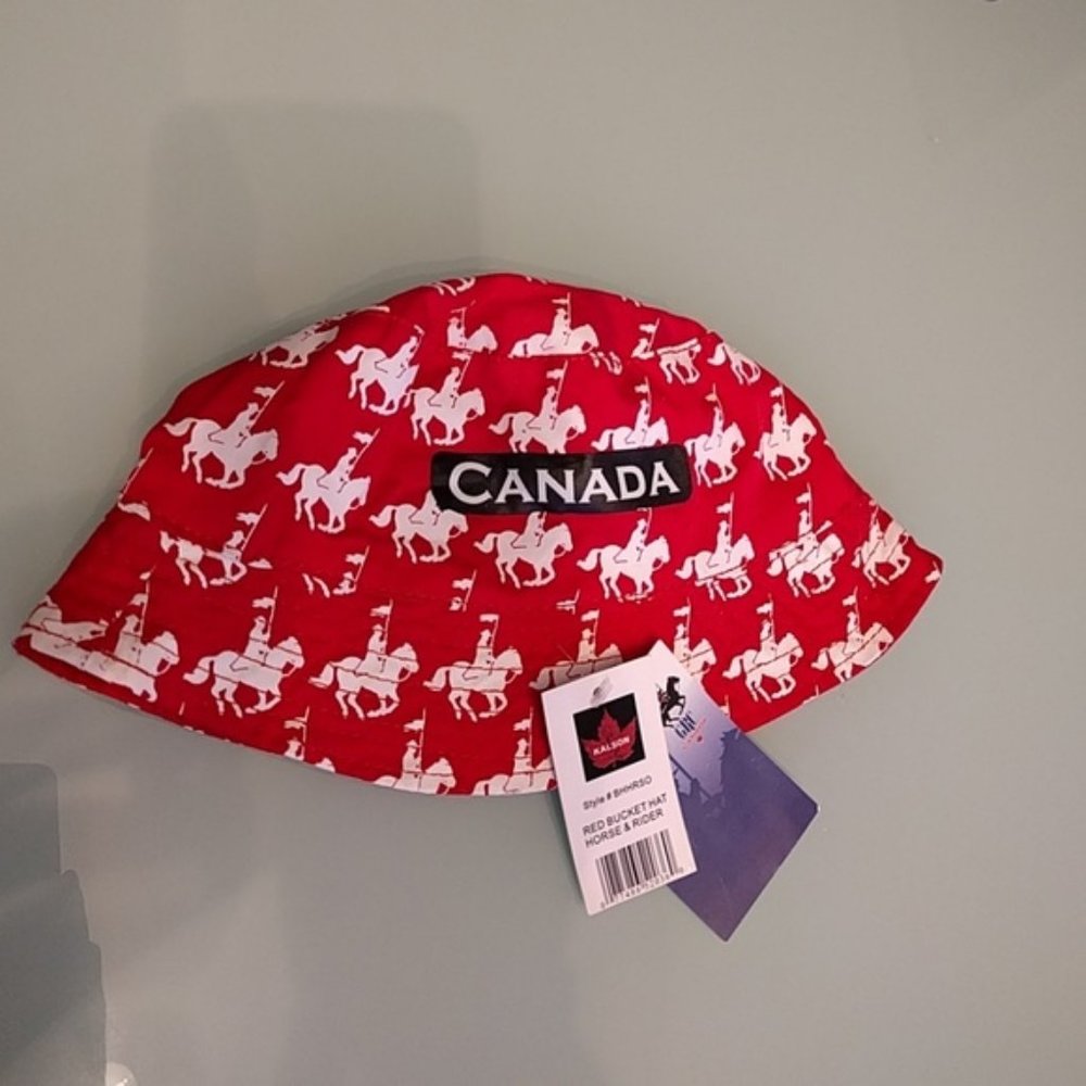 KALSON KIDS SUMMER BUCKET HAT CANADIAN CANADA MOUNTIES EH!